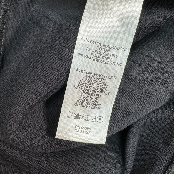 Dkny Jeans Straight Leg Pants Womens Size 12 Mid Rise Black Zipper Pockets - Picture 6 of 13